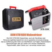 Profi Betonfräse & Sanierungsfräse 1600W | mit Drehzahlregelung | für Putz, Kleber & Beton