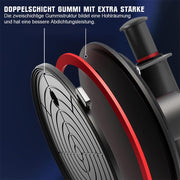 Pumpen - Saugheber Ø200 mm – Vakuumheber mit Barometer & Edelstahlgriff – für Glas, Fliesen & Metallplatten, 360 kg Tragkraft