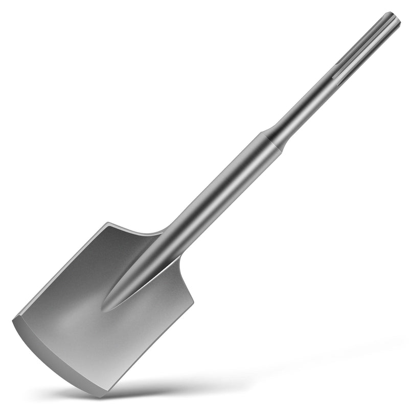 Robust SDS Max spade chisel for precise work on concrete, tiles and plaster