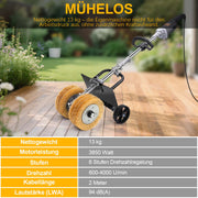 alt
Lijadora satinadora 3850W – máquina de lijado 6 en 1 para madera, metal, piedra y azulejos con cepillos de acero