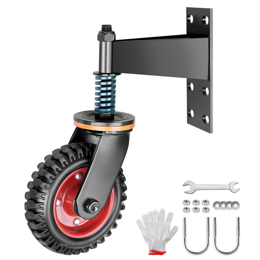 Heavy-duty gate wheels 200 mm for driveways and garden gates – 250 kg load capacity, corrosion-resistant, easy to install