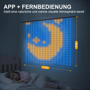 Smart Light Curtain LED string lights curtain with app control, music mode & 400 LEDs – IP44 for indoor & outdoor use