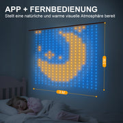 Smart Light Curtain LED string lights curtain with app control, music mode & 400 LEDs – IP44 indoor & outdoor