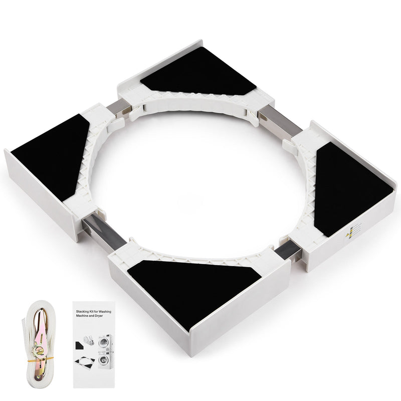 Universal stacking kit for washer and dryer – adjustable, space-saving and stable