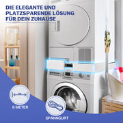 Universal stacking kit for washing machine and dryer – adjustable, space-saving and stable