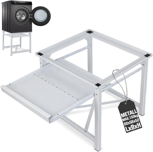 Base para lavadora con cajón 150 kg | Protección contra inundaciones y antideslizante