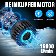 XIIW 18V batteri - stavpump 3000L/h | Universell vattenpump för 18V-batterisystem | dränkbar pump inkl. 2x 2.0Ah batteri & 3/4" anslutning
