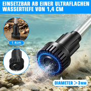 XIIW 18V batteridriven stavpump – 3000 l/h | Universell vattenpump för 18V-batterisystem | Dränkbar pump inkl. 2x 2,0 Ah batteri & 3/4" anslutning