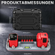 XIIW Akku Vakuumheber 2er Set, 300 kg Elektrischer Fliesenheber mit Automatischer Druckhaltung, Digitalanzeige & 4000mAh Akku