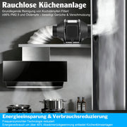 XIIW EC Rohrventilator 100 mm, 360 m³/h 35W Inline Rohrlüfter mit WLAN, Temperatur- & Feuchtigkeitssensor, Timer