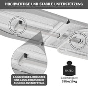 alt
XIIW Height-Adjustable Wall-Mounted Ironing Board – Foldable and Space-Saving for Small Apartments – 92 x 31 cm, up to 15 kg