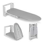 XIIW Height-adjustable wall-mounted ironing board – Foldable and space-saving for small apartments – 92 x 31 cm, up to 15 kg