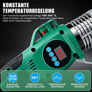 XIIW Poste de soudage par emboîtement 1500 W, affichage numérique, 6 embouts chauffants Ø20–63 mm pour PPR, PE, PB et PERT