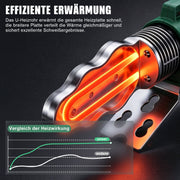 XIIW Poste de soudage par emboîtement 1500 W, affichage numérique, 6 embouts chauffants Ø20–63 mm pour PPR, PE, PB et PERT