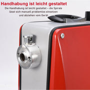 500W Rohrreinigungsmaschine mit 18,5m Ø16mm & 2,5m Ø10mm Spirale für Ø30 - 100mm Rohrleitungen
