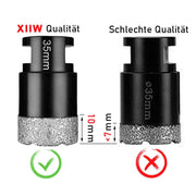 6-piece M14 diamond hole saw set Ø 20/35/40/45/50/68mm wet+dry