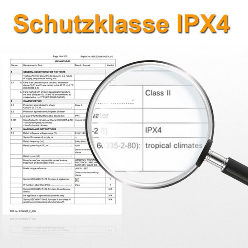 Leise Badlüfter | mit Feuchtesensor / Nachlauffunktion | Ø 100mm | mit Abluft
