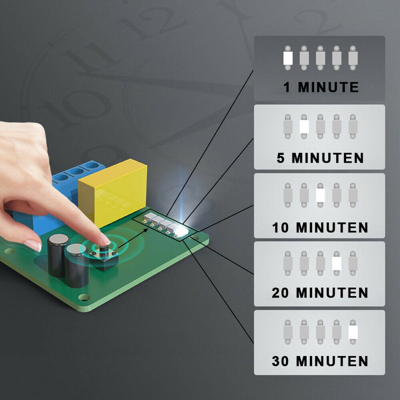 Leise Badlüfter | mit Feuchtesensor / Nachlauffunktion | Ø 100mm | mit Abluft