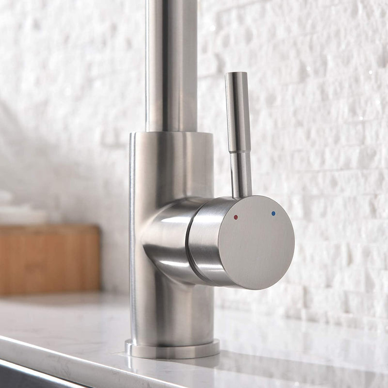 XIIW sink mixer tap | Retractable hose | 360° | with spray head | Pull-out | 3 spray modes|